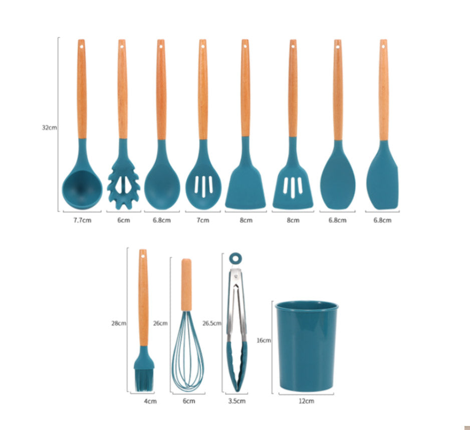SEDONDON Silicone Utensil Set