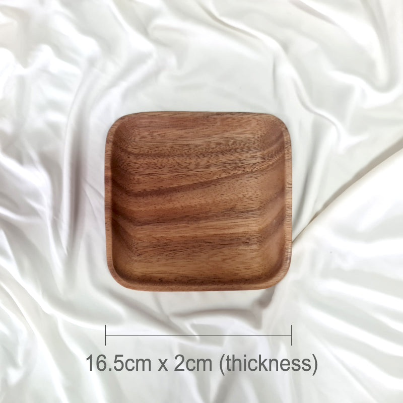 SANTAP Acacia Wood Plate (Square)